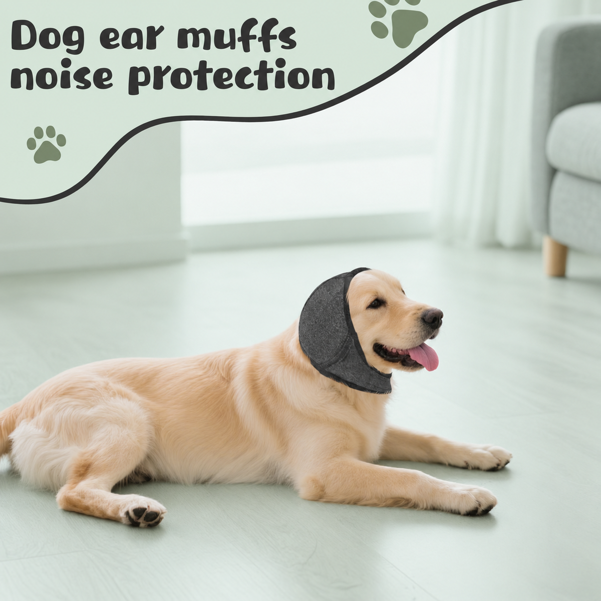 QuietPaw – Calming Ear Wrap for Dogs