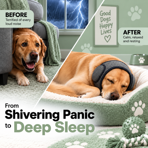 QuietPaw – Calming Ear Wrap for Dogs