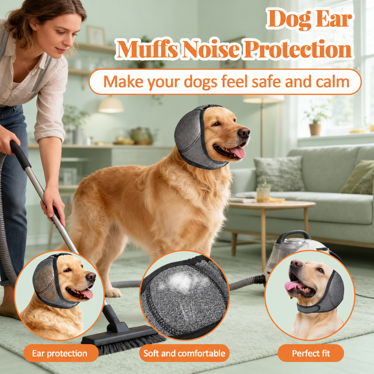 QuietPaw – Calming Ear Wrap for Dogs