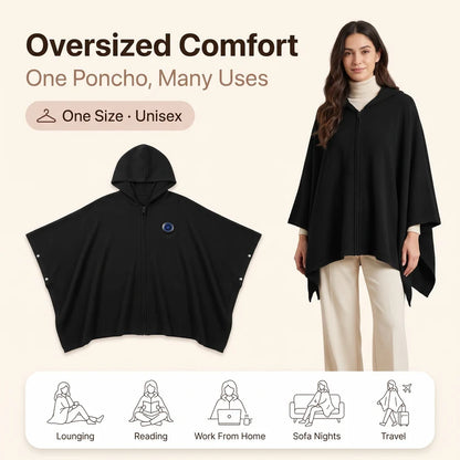 Warmora Heated Hooded Poncho